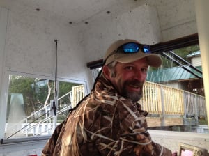 Captain Al Kemp at the Helm